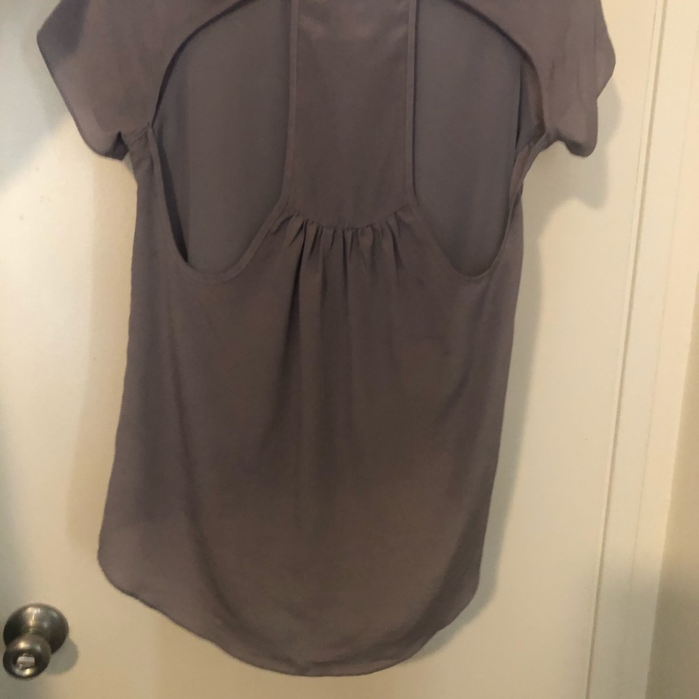 Grey cute blouse